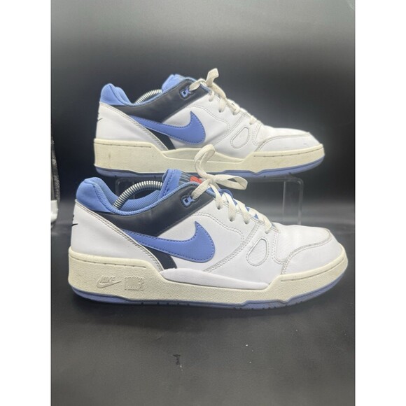 Nike Full Force Low Men's Size 10.5 White/Polar Black-Sail FB1362-100 GUC - Picture 1 of 8